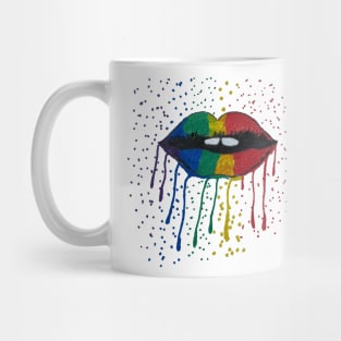 Colourful lips Mug